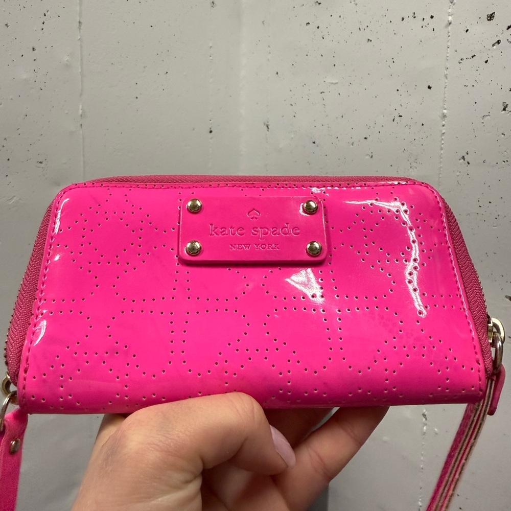 Kate Spade Vibrant Pink Wristlet